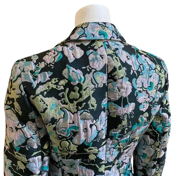 NWT ETCETERA Blazer In Bloom Print, size 2 - Picture 7 of 16